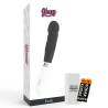 Caja del Glossy Paul negro con sus pilas
