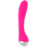 Vibrador Ohmama rosa para el punto G de lado