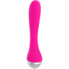 Vibrador Ohmama punto G de frente, con su botón