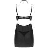 Livco corsetti fashion - binella set babydoll + tanga negro - 4