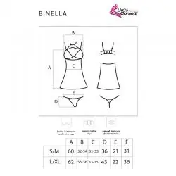 Livco corsetti fashion - binella set babydoll + tanga negro Livco corsetti fashion - binella set babydoll + tanga negro