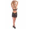 Livco corsetti fashion - orana oazza set babydoll + tanga negro - 2
