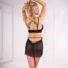 Livco corsetti fashion - orana oazza set babydoll + tanga negro - 4