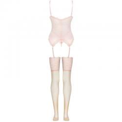 Livco corsetti fashion - persinne peach set corset + panty + medias