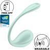Satisfyer Smooth Petal verde agua con control por app