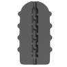 All black masturbador bumpy de color negro - 1