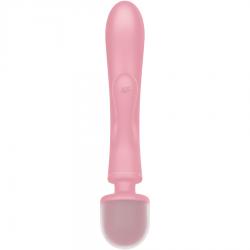 Satisfyer - triple lover masajeador vibrador rabbit rosa