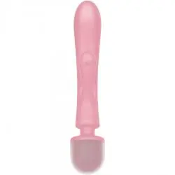 Satisfyer - triple lover masajeador vibrador rabbit rosa
