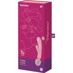Satisfyer - triple lover masajeador vibrador rabbit -  - 7