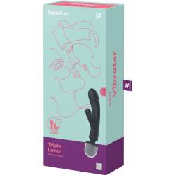 Satisfyer - triple lover masajeador vibrador rabbit - - 14