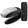 Satisfyer Double Fun negro con su mando