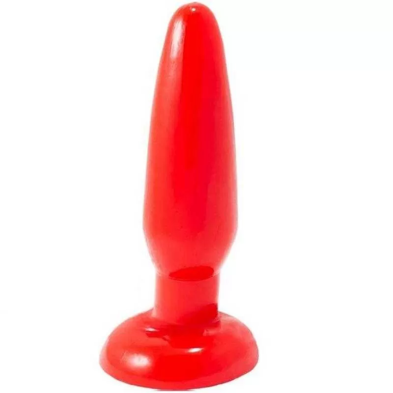 Plug anal pequeño rojo 15cm Plug anal pequeño rojo 15cm