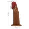 Pretty love - harness briefs starks vibración multi-velocidad dildo 17,5 cm moreno - 13