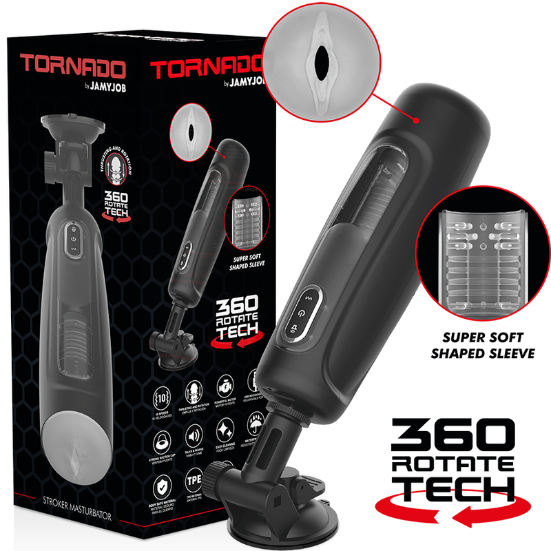 Jamyjob tornado masturbador 360 rotate tech Jamyjob tornado masturbador 360 rotate tech