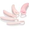 Inspire Silicone Dilator Kit, dilatadores rosas dispuestos en grupo