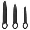 Boundless Dilator Trio, los tres dilatadores negros en otra disposición