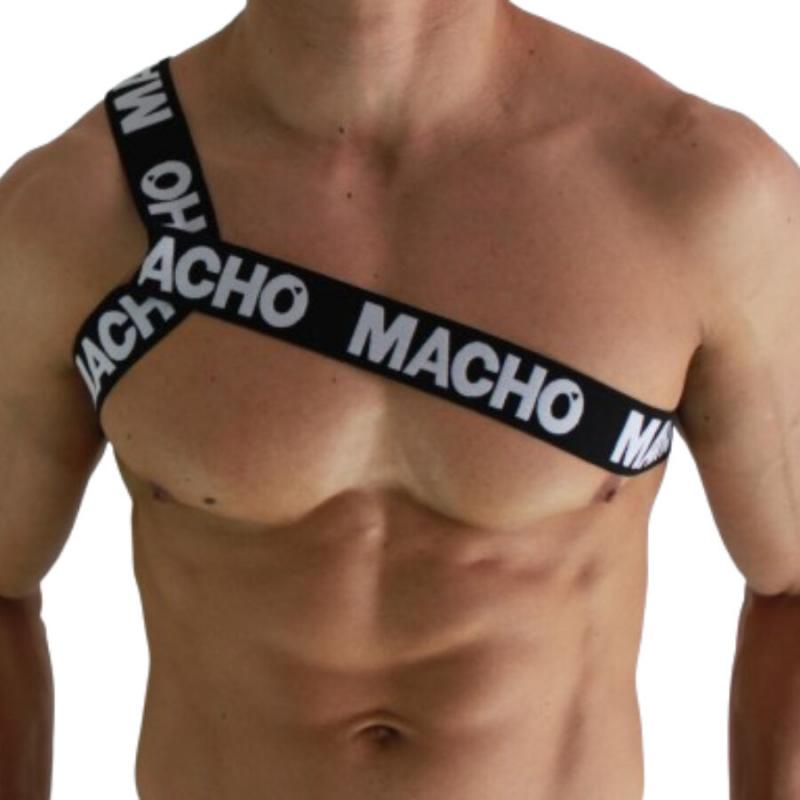 Macho - arnes romano amarillo s/m