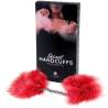 Esposas de marabú rojo Secretplay con su caja