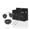 Fetish submissive collar y esposas cuero vegano negro - 2