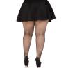 Leg avenue - medias rejilla cristalizada plus size - 2