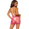 Leg avenue - vestido de rejilla cruzado talla única - 2