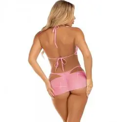 Leg avenue - set tres piezas diamantes amarillo s/m