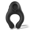 Armony - anillo vibrador silicona 3 motores recargable negro - dorado - 1