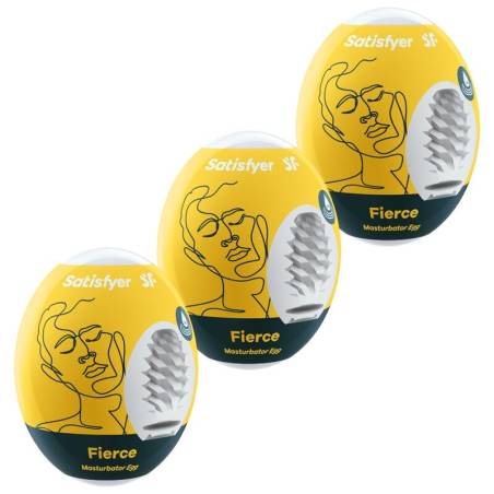 Satisfyer 3 huevos masturbadores - fierce - 1