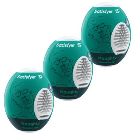 Satisfyer 3 huevos masturbadores - naughty - 1