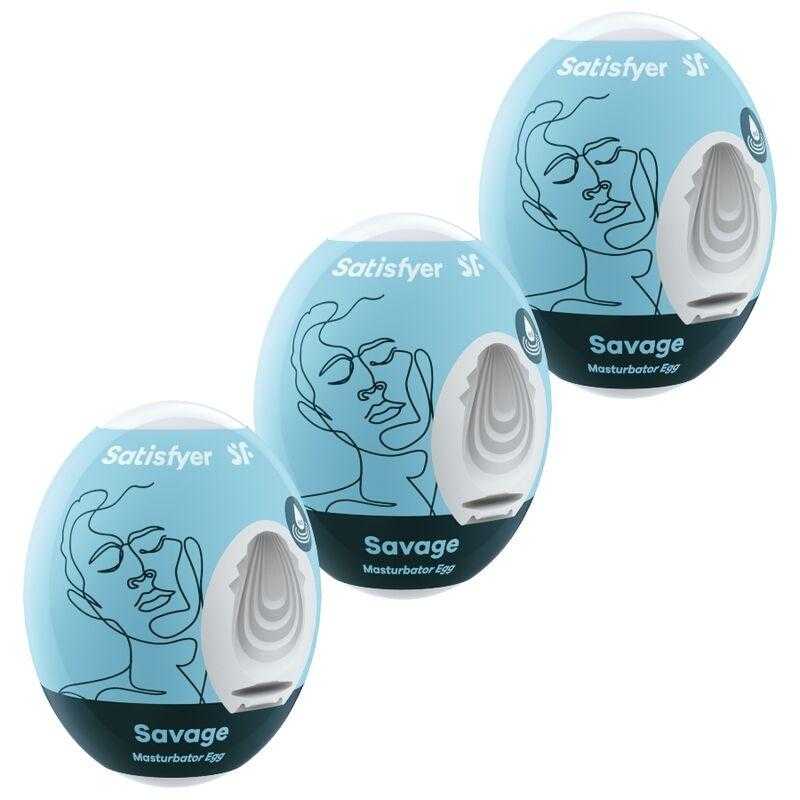 Satisfyer 3 huevos masturbadores - savage