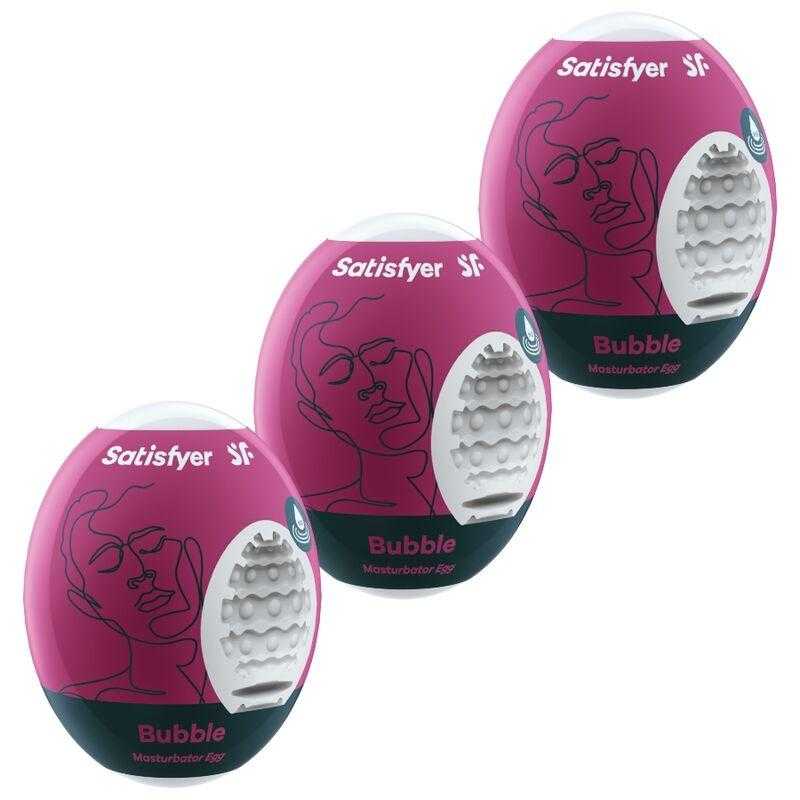 Satisfyer 3 huevos masturbadores - bubble