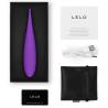 Contenido de LELO DOT Travel morado con cable y bolsa