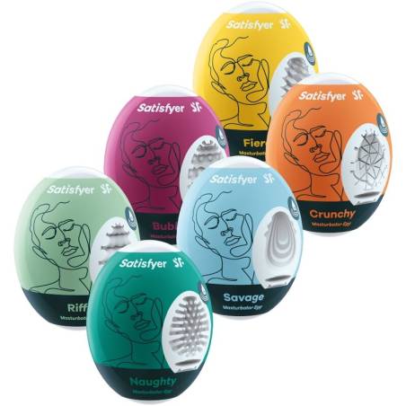 Satisfyer huevos masturbadores - pack 6 unidades - 1