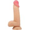 Pretty love - sliding skin series dildo realístico con ventosa piel deslizante 20.6 cm - 1
