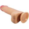 Pretty love - sliding skin series dildo realístico con ventosa piel deslizante 20.6 cm - 3
