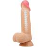 Pretty love - sliding skin series dildo realístico con ventosa piel deslizante 20.6 cm - 5