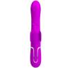 Pretty love - vibrador rabbit multifunción 4 en 1 mariposa fucsia - 2
