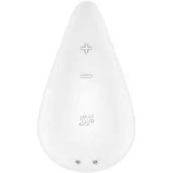 Satisfyer - dew drop vibrador lay-on blanco