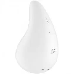 Satisfyer - dew drop vibrador lay-on blanco