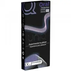 Uniq - oral mask preservativos sin latex 3 unidades Uniq - oral mask preservativos sin latex 3 unidades