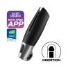 Satisfyer power masturbator - negro y plata - 1