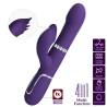 Pretty love - zalin vibrador rabbit perlas 4 en 1 morado - 1