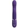 Pretty love - zalin vibrador rabbit perlas 4 en 1 morado - 3
