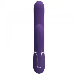 Pretty love - perlita vibrador punto g 3 en 1 multifunción morado