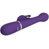 Pretty love - dejon vibrador rabbit 3 en 1 multifunción morado - 6