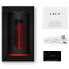Contenido del LELO F1S V3: aparato, cable de carga, manual y tarjeta de garantía