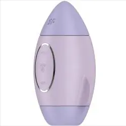 Satisfyer - mission control lila vibrador pequeño de doble impulso
