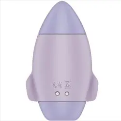 Satisfyer - mission control lila vibrador pequeño de doble impulso
