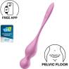 Satisfyer - love birds bolas kegel vibradoras rosa - 1