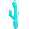 Pretty love - vibrador punto g multifunción verde agua - 2